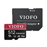 Viofo High Endurance 512GB Class 10 A2 V30 100MB/s Okuma 90MB/s Yazma Micro SD Hafıza Kartı