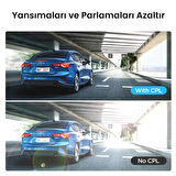 Viofo CPL-600 Polarize RTC420/RC320/A329S/A329T/A229 Ultra Arka Kamera Uyumlu CPL Filtre