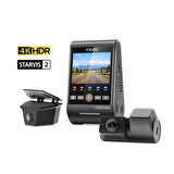 Viofo A229 Ultra-W 3 Kameralı Ön+Arka Su Geçirmez+İç 4K+4K+1080P HDR Sony STARVIS 2 Sensörlü GPS'li Araç Kamerası