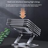 10" - 17.3" Katlanabilir Tüm Modellerle Uyumlu Ayarlanabilir Laptop Tablet Standı Notebook Yükseltici