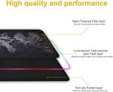 80x30 cm Büyük Boy XXL Dünya Haritalı Mousepad Rgb Led Işıklı Gaming Gamer Oyuncu Mouse Pad