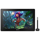 BOSTO BT-16HD 15.6" 1920x1080 Full HD IPS Panel LCD Grafik Tablet - 45cm x 27cm, 8 Adet Kısayol Tuşlu, 16384 Kademe Basınç Hassasiyetli, 120% sRGB, 5080LPI Çözünürlük, 75% Adobe RGB