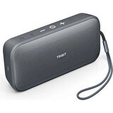 Tribit Stormbox Flow 25W 30 Saat Oynatma Süresi IP67 Su Geçirmez Powerbank Özellikli Taşınabilir Bluetooth Hoparlör Siyah