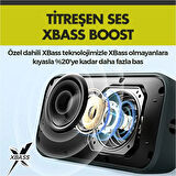 Tribit Stormbox Flow 25W 30 Saat Oynatma Süresi IP67 Su Geçirmez Powerbank Özellikli Taşınabilir Bluetooth Hoparlör Siyah