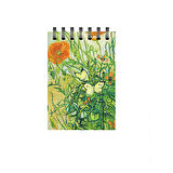 Butterflies and Poppies Spiral Not Defteri (GGK-ZH008)