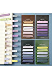 Mavi Temalı 6 Renkli Not Seti • Post-it • Sticky Note (GGK-MB034)