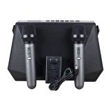 Shile SL-2013 İki El Mikrofonlu Taşınabilir Bluetooth Hoparlör