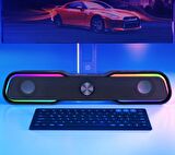  Hp DHE-6002 Kablolu Soundbar Hoparlör RGB Işıklı/Oyuncu Hoparlör