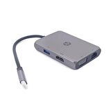 HP 7 in 1 Docking Station Type-C to 3*USB 3.0 + 1*Type-C + 1*RJ45(1000M) + 1*HDMI + 1*VGA