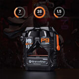GravaStar Sirius Plus ANC, TWS, Bluetooth Kulakiçi Kulaklık, Kablosuz, Siyah