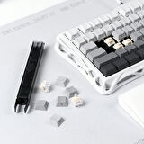 GravaStar 2’si 1 Arada Keycaps & Switch Sökücü, Mekanik Klavyeler için Tuş ve Switch Çıkarıcı, Siyah