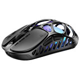 GravaStar Mercury XPro RGB 32K DPI Optik Gaming Mouse+8K Dongle, Kablosuz, Magnezyum Alaşımlı, Programlanabilir 5 Tuşlu, Siyah