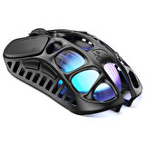 GravaStar Mercury XPro RGB 32K DPI Optik Gaming Mouse+8K Dongle, Kablosuz, Magnezyum Alaşımlı, Programlanabilir 5 Tuşlu, Siyah
