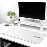 GravaStar Gaming Mouse Pad 80x40, Kaymaz Tabanlı, Su Geçirmez ve Hassas Yüzeyli Oyuncu Mousepad, Beyaz