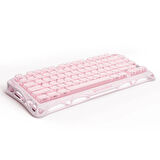 GravaStar Mercury K1 RGB Kablosuz Mekanik Gaming Klavye, Alüminyum Çerçeveli, İngilizce Q, Special Edition, Pembe