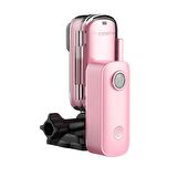 SJCAM C100+ 4K UHD 2160p WiFi 15MP EIS 115° H.265 30 Metre Su Geçirmezlik Mini Aksiyon Kamerası Pembe