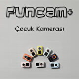 SJCAM FunCam+ Dual Screen H.264 Çocuklar için Fotoğraf Makinesi FullHD 1080p 44MP 2.4” + 1.3" Çift Ekran 650mAh Siyah