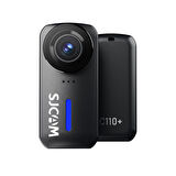 SJCAM C110+ 4K WiFi f1.8 20MP 170° 6 Eksenli Jiroskop IP65 30 Metre Su Geçirmez Mini Aksiyon Kamerası Siyah