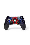 PS4-PC-Android BOX-Android-IOS Telefon Tablet Uyumlu Spıder-Man Tema Titreşimli Bluetooth Oyun Kolu