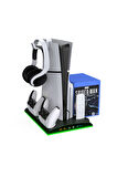 TP5-3570 Multi Fonksiyonel PS5 Slim/ PS5 Dijital RGB Işıklı Soğutma ve Şarj İstasyonu
