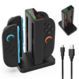 Nintendo Switch 2 Joycon Şarj İstasyonu Dock Switch 2 Joycon Uyumlu