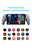 Sony PlayStation Portal 3D Analog Koruyucu Silikon-2 Adet