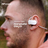 HiFuture FutureMate Bluetooth 5.3 Open-Ear Kablosuz ENC Kulakiçi Kulaklık Beyaz/Gri