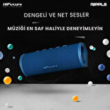 HiFuture Ripple BT 5.3 30W IPX7 Taşınabilir Stereo Bluetooth Hoparlör Mavi