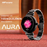 HiFuture Future Aura 27mm Akıllı Saat Roze Altın