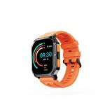 HiFuture Ultra3 Bluetooth 5.2 IP68 Su Geçirmez 2.01 inç Always On Display Nabız Spor Kan Oksijen Takibi iOS&Android Uyumlu Akıllı Saat 52mm Turuncu