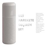 HiFuture Wedge Kablosuz Bluetooth 5.3 Ambiyans Aydınlatmalı 50W TWS Ayaklı Taşınabilir Ev Hoparlörü Açık Kahverengi