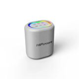 HiFuture Vocalist 100 Kablosuz Bluetooth 5.0 25W RGB Aydınlatmalı BT/AUX/SD Kart Girişli TWS Mikrofonlu Taşınabilir Karaoke Sistemi Hoparlör Gümüş