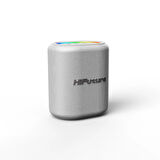 HiFuture Vocalist 100 Kablosuz Bluetooth 5.0 25W RGB Aydınlatmalı BT/AUX/SD Kart Girişli TWS Mikrofonlu Taşınabilir Karaoke Sistemi Hoparlör Gümüş