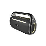 HiFuture MusicBox 100 70W Bluetooth 5.0 BT/USB/SD Kart/ AUX Girişli Mikrofonlu Karaoke Sistemi Kablosuz Hoparlör Siyah