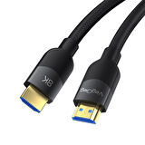 VegGieg Premium 8K 60Hz 4K 120Hz HDCP ARC HDR Örgülü HDMI 2.1 Kablo 5 Metre