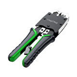 VegGieg RJ45 RJ11 RJ12 Jack Çakma Pensesi 6P/8P Ağ ve Telefon Kablosu Jak Kesme Soyma Sıkma Aleti
