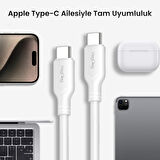 VegGieg 60W Type-C to Type-C Hızlı Şarj ve Data Kablosu 1.2 Metre
