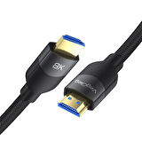 VegGieg Premium 4K 60Hz HDCP ARC HDR Örgülü HDMI 2.1 Kablo 20 Metre