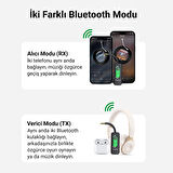 Veggieg Aux Bluetooth 5.4 Transmitter & Receiver Kablosuz Ses Adaptörü