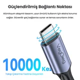 VegGieg USB-A to USB-C 60W 3A Type-C Hızlı Şarj ve Data Kablosu 2 Metre