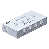 Veggieg USB 2.0 Anahtarlı 4 Portlu Yazıcı Printer Çoklayıcı Sharing Switch