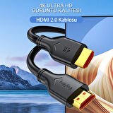 Veggieg V-H109 18Gbps HDR 4K 60Hz 3D HDMI 2.0 Kablo 5 Metre