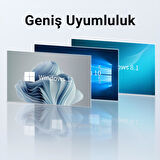 VegGieg 1400 Mbps 2.4GHz/5GHz Dual Band Gigabit Alıcı Verici USB WiFi Adaptör