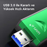 VegGieg 5400 Mbps 2.4GHz/5Ghz/6GHz Tri Band Alıcı Verici USB Wifi 6 Adaptör