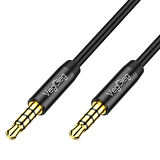 VegGieg 3.5mm Jack TRRS Hi-Fi AUX Mikrofon ve Ses Kablosu 5 Metre