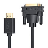VegGieg DVI 24+1 to HDMI FullHD Dönüştürücü Monitör Kablosu 5 Metre