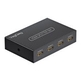 Veggieg 4K 30Hz 1 Giriş 4 Çıkış HDMI Splitter Görüntü Ayırıcı Bölücü Adaptör