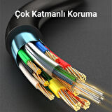 VegGieg 8K/60Hz 4K/120Hz 48Gbps HDR ARC HDCP Fiber Optik HDMI 2.1 Kablo 40 Metre