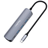 VegGieg Type-C to HDMI Type-C PD 2*USB 2.0 + USB 3.0 Çoklayıcı Dönüştürücü Hub