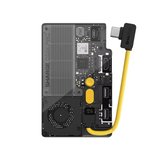 Sharge Disk Pro 1TB Dahili NVMe SSD’li Aktif Soğutmalı 5’i 1 Arada USB-C Çok Portlu Hub, 10Gbps Taşınabilir SSD, HDMI 2.1 ve USB-A Destekli